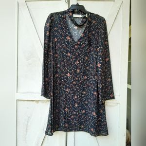 Zimmermann Floral Flared Sleeve Dress size 0